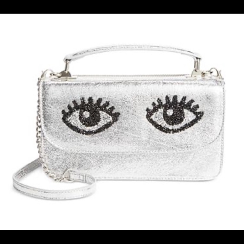 Betsy Johnson Eyes Crossbody Bag
